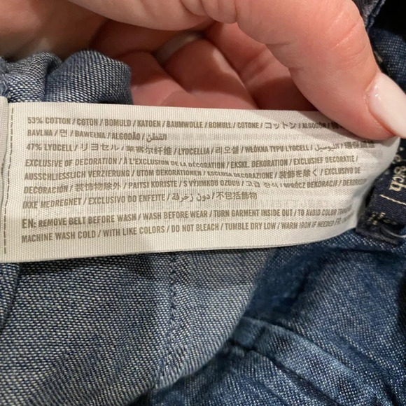 Abercrombie & Fitch High Waist Wide Leg Button Fly Jeans 16605 - Picture 12 of 13